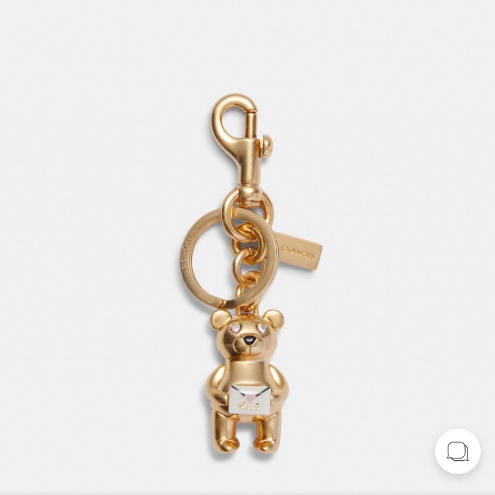 Coach 3D bear bag charm Valentine’s bear